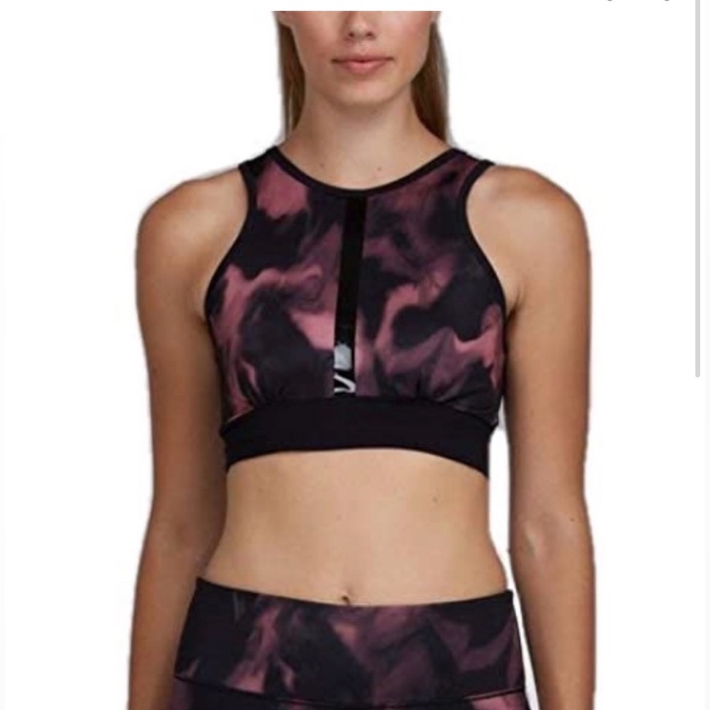 Noli pink and black workout set size small